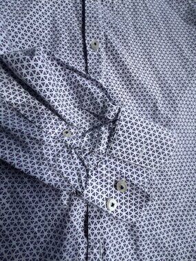 Christian Lacroix button up mens shirt print long sleeve M 151/2 contemp fit